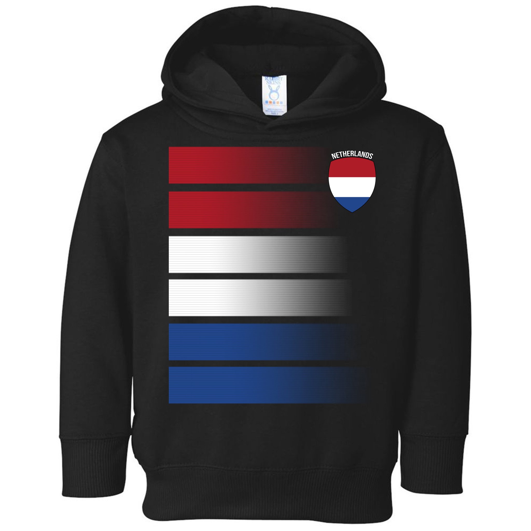 Nederland Flag Sport Logo Toddler Hoodie