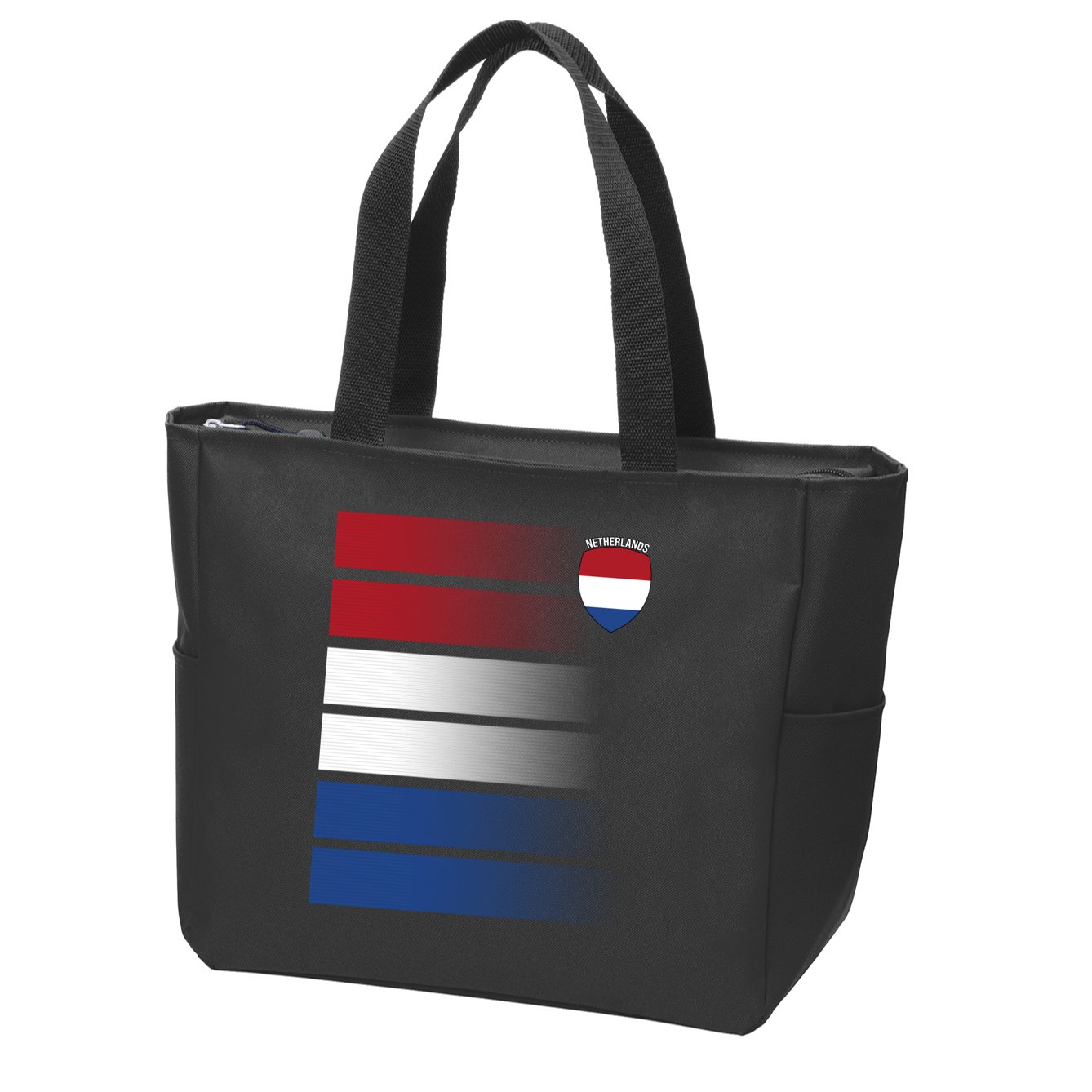 Nederland Flag Sport Logo Zip Tote Bag