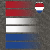 Nederland Flag Sport Logo Cotton Canvas Backpack