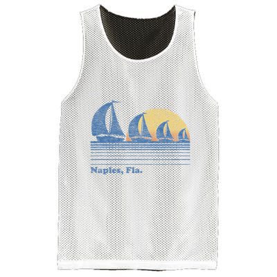 Naples Fl Sailboat T Vintage 80s Sunset Mesh Reversible Basketball Jersey Tank