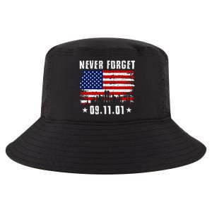 Never Forget September 11 2001 Memorial Day American Flag Cool Comfort Performance Bucket Hat