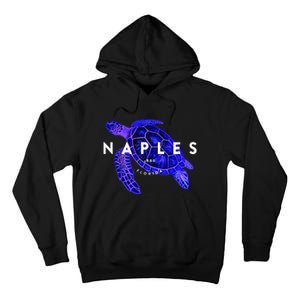 Naples Florida Sea Turtle Scuba Dive Retro Vacation Beach Tall Hoodie