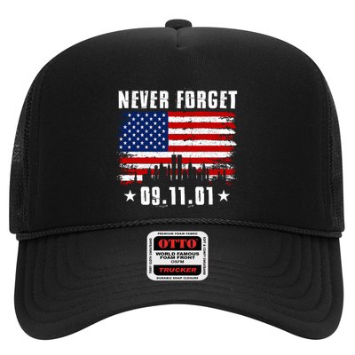 Never Forget September 11 2001 Memorial Day American Flag Trucker Hat