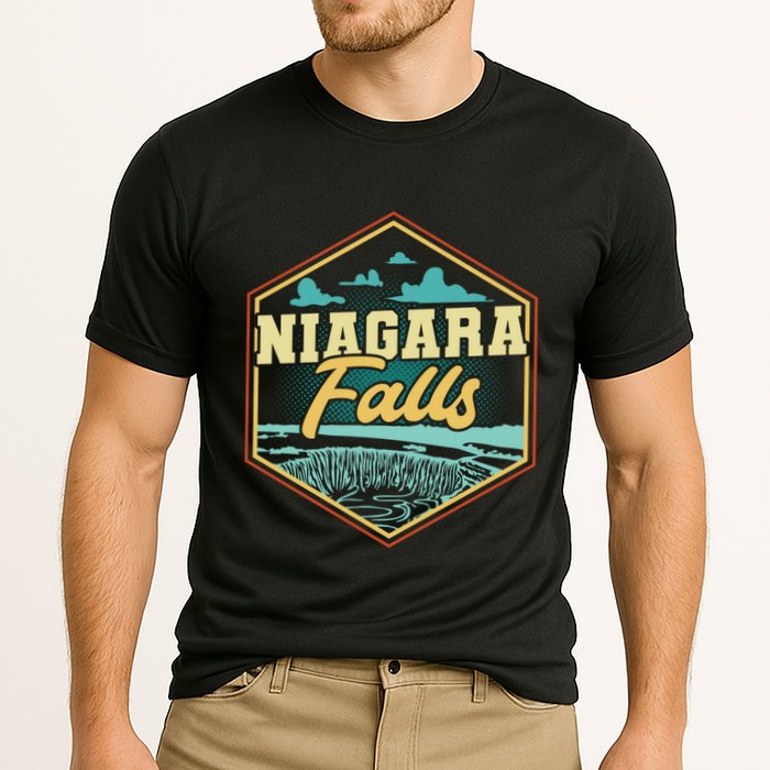Niagara Falls Souvenir Gift Matching Last Minute Meaningful Gift Cooling Performance Crew T-Shirt