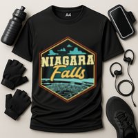 Niagara Falls Souvenir Gift Matching Last Minute Meaningful Gift Cooling Performance Crew T-Shirt