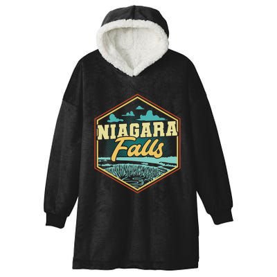 Niagara Falls Souvenir Gift Matching Last Minute Meaningful Gift Hooded Wearable Blanket