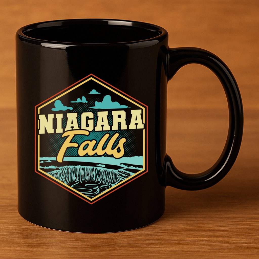 Niagara Falls Souvenir Gift Matching Last Minute Meaningful Gift 11oz C Handle Ceramic Mug