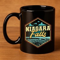 Niagara Falls Souvenir Gift Matching Last Minute Meaningful Gift 11oz C Handle Ceramic Mug