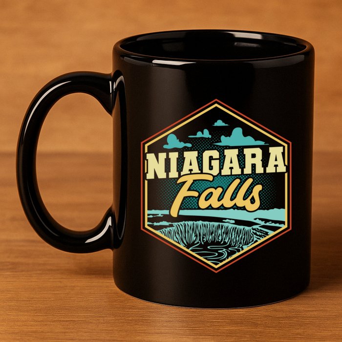 Niagara Falls Souvenir Gift Matching Last Minute Meaningful Gift 11oz C Handle Ceramic Mug