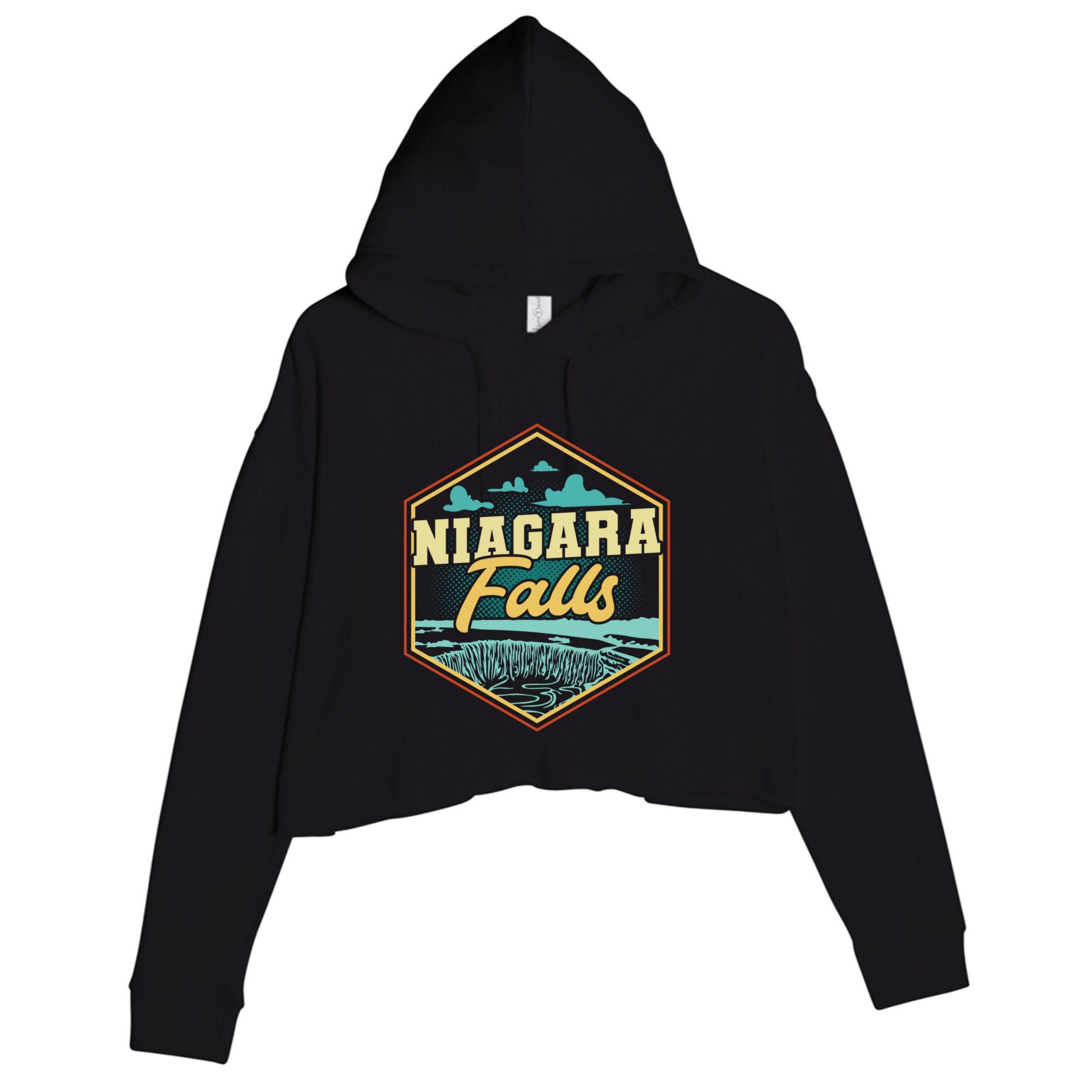 Niagara Falls Souvenir Gift Matching Last Minute Meaningful Gift Crop Fleece Hoodie