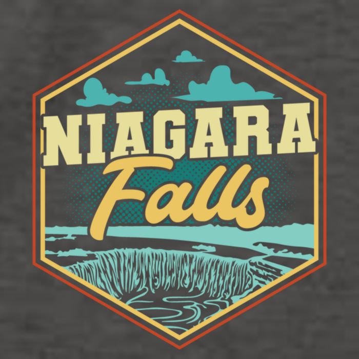 Niagara Falls Souvenir Gift Matching Last Minute Meaningful Gift Vector Backpack