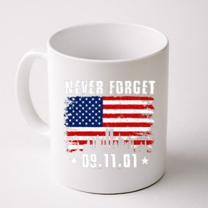 Never Forget September 11 2001 Memorial Day American Flag Coffee Mug