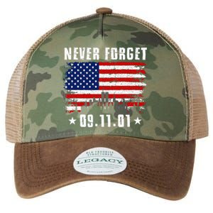 Never Forget September 11 2001 Memorial Day American Flag Legacy Tie Dye Trucker Hat