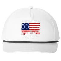 Never Forget September 11 2001 Memorial Day American Flag Snapback Five-Panel Rope Hat