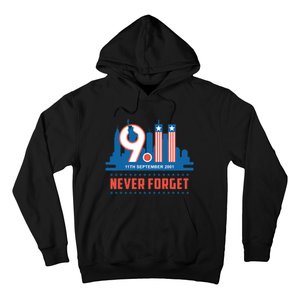 Never Forget September 11 2001 Memorial Day American Flag Hoodie