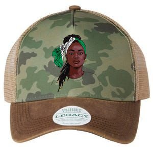 Nigerian Flag Souvenirs Products Uniform For Women Nigeria Legacy Tie Dye Trucker Hat