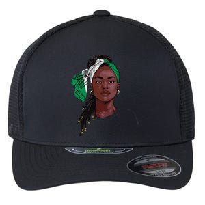 Nigerian Flag Souvenirs Products Uniform For Women Nigeria Flexfit Unipanel Trucker Cap