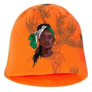 Nigerian Flag Souvenirs Products Uniform For Women Nigeria Kati - Camo Knit Beanie