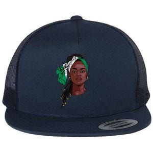 Nigerian Flag Souvenirs Products Uniform For Women Nigeria Flat Bill Trucker Hat