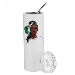 Nigerian Flag Souvenirs Products Uniform For Women Nigeria Stainless Steel Tumbler