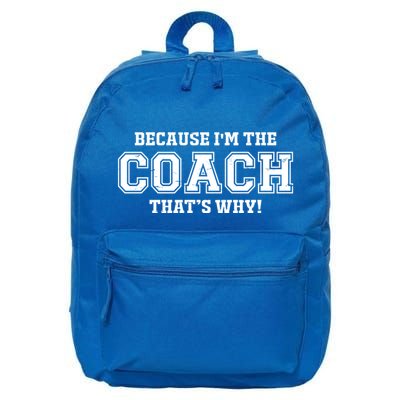 Novelty For Sports Coaches Hooded Great Gift 16 in Basic Backpack