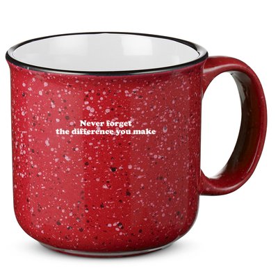 Never Forget The Difference You Make Mental Health 15oz Campfire Ceramic Mug