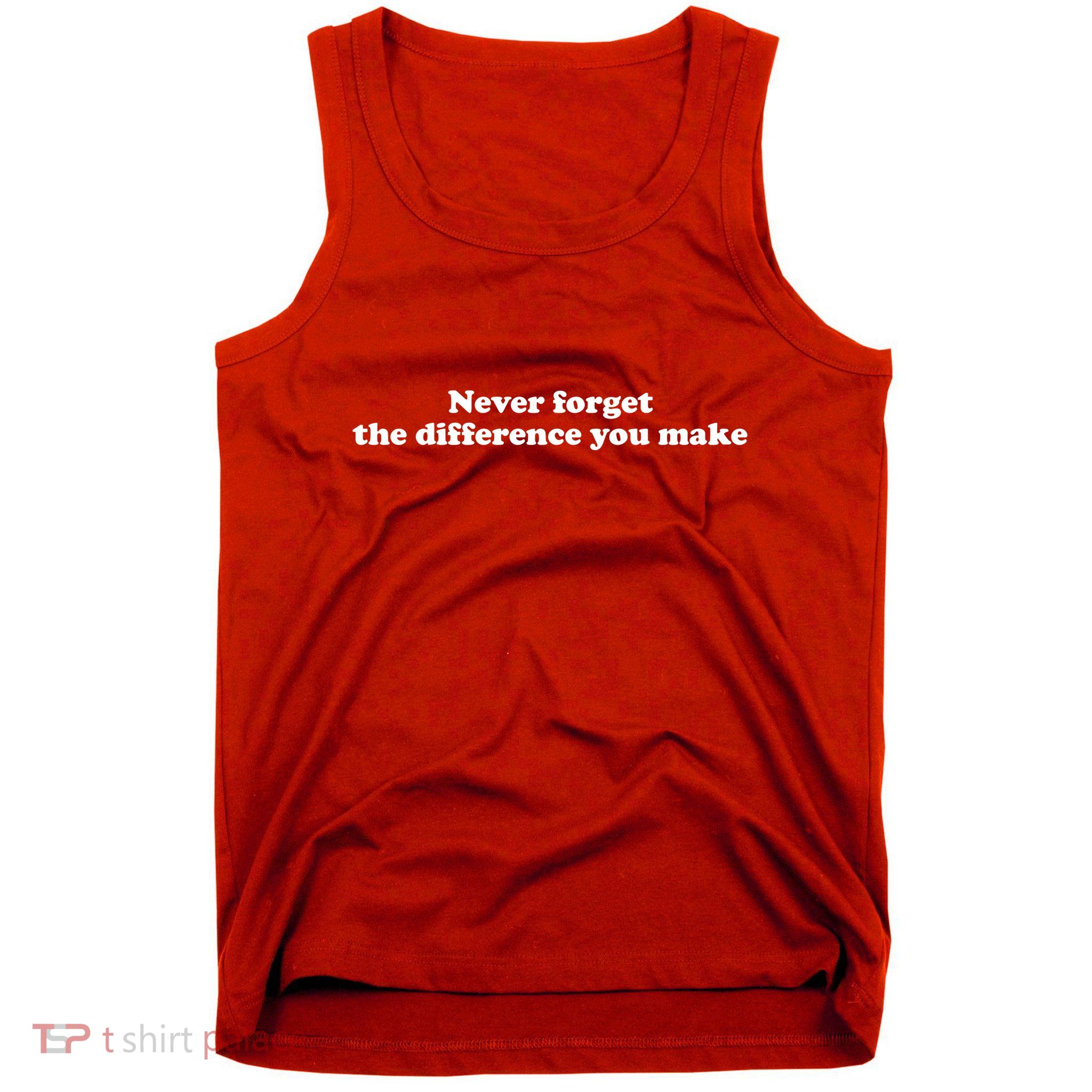 Never Forget The Difference You Make Mental Health Tank Top