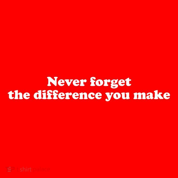 Never Forget The Difference You Make Mental Health Tank Top