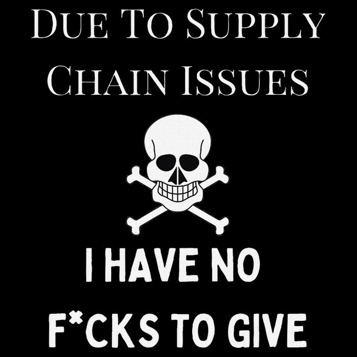 No Fucks To Give Due To Supply Chain Issues Zero Fucks 16 in Basic Backpack