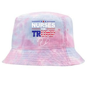 Nurses For Trump Political Election Tie-Dyed Bucket Hat