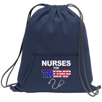 Nurses For Trump Political Election Sweatshirt Cinch Pack Bag