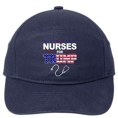 Nurses For Trump Political Election 7-Panel Snapback Hat