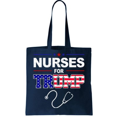 Nurses For Trump Political Election Tote Bag