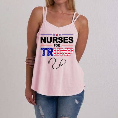 Nurses For Trump Political Election Women's Strappy Tank