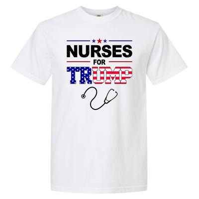 Nurses For Trump Political Election Garment-Dyed Heavyweight T-Shirt