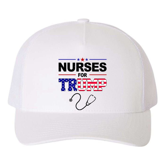 Nurses For Trump Political Election Yupoong Adult 5-Panel Trucker Hat