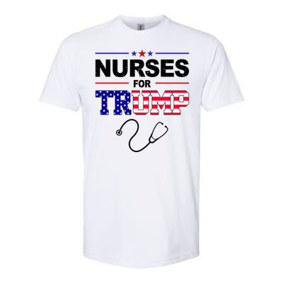 Nurses For Trump Political Election Softstyle CVC T-Shirt