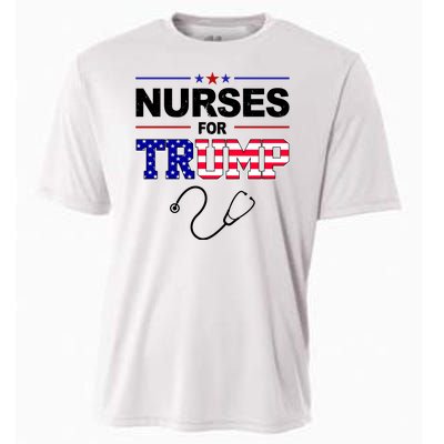 Nurses For Trump Political Election Cooling Performance Crew T-Shirt