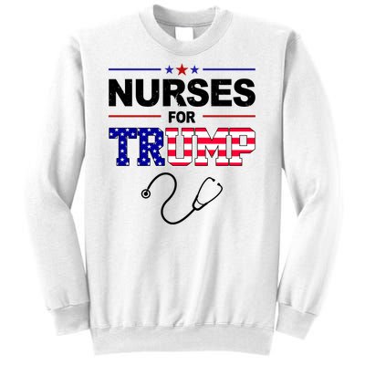 Nurses For Trump Political Election Sweatshirt