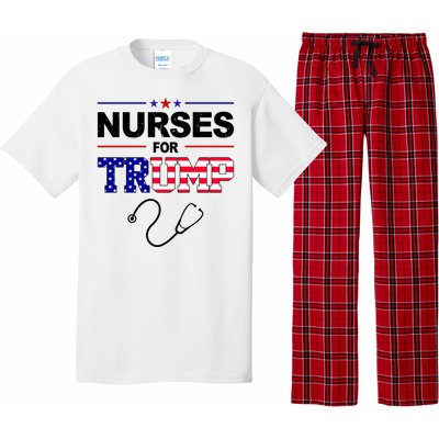 Nurses For Trump Political Election Pajama Set