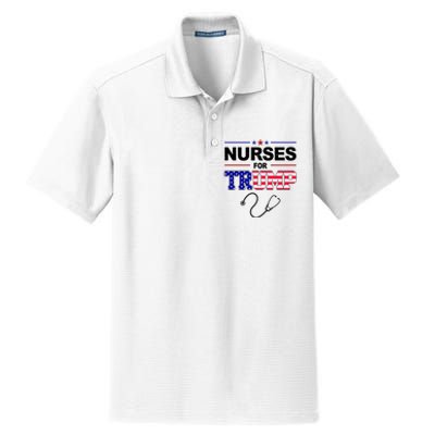 Nurses For Trump Political Election Dry Zone Grid Polo