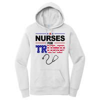 Nurses For Trump Political Election Women's Pullover Hoodie