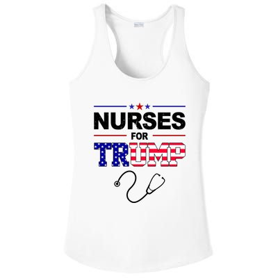 Nurses For Trump Political Election Ladies PosiCharge Competitor Racerback Tank