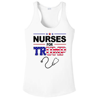 Nurses For Trump Political Election Ladies PosiCharge Competitor Racerback Tank