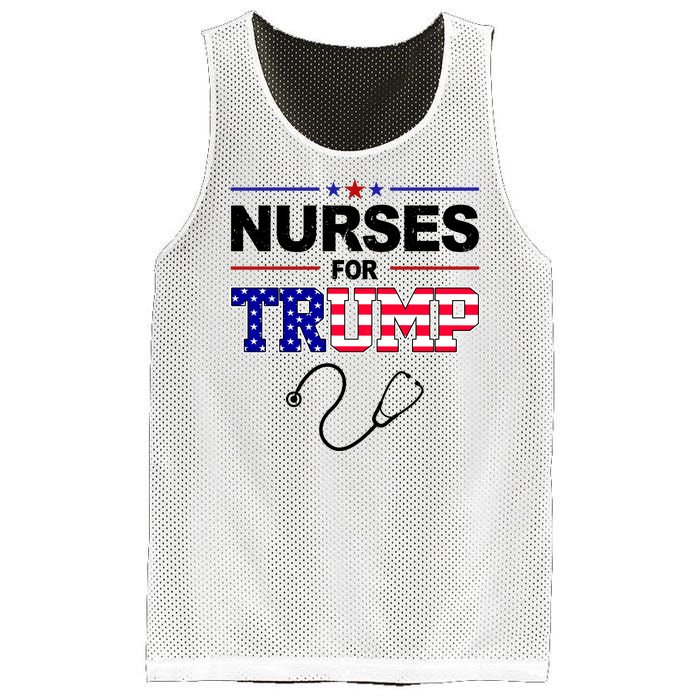 Nurses For Trump Political Election Mesh Reversible Basketball Jersey Tank