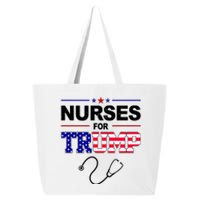 Nurses For Trump Political Election 25L Jumbo Tote