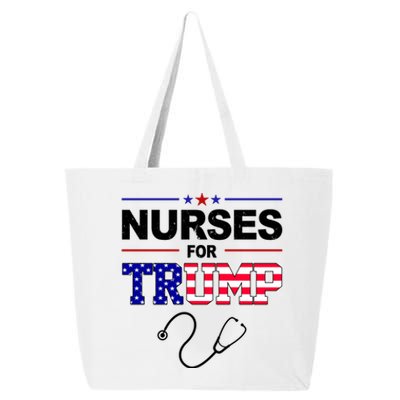 Nurses For Trump Political Election 25L Jumbo Tote