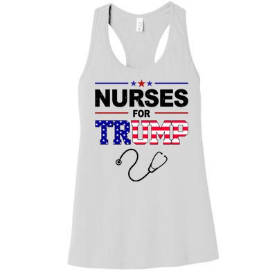 Nurses For Trump Political Election Women's Racerback Tank