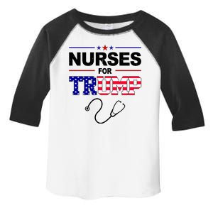 Nurses For Trump Political Election Toddler Fine Jersey T-Shirt