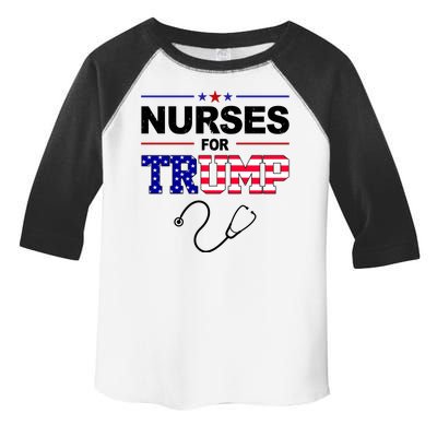 Nurses For Trump Political Election Toddler Fine Jersey T-Shirt